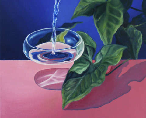 La caída del agua